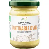Bio Organica Italia Tartinable d'ail bio en bocal, 140g