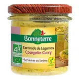 Bonneterre Tartinade courgette curry bio en bocal, 135g