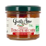 Gusti Amo Bruschetta Tartinable Tomates Séchées Bio en bocal, 100g