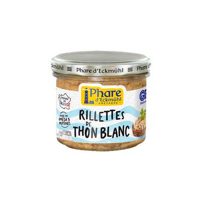 Phare d'Eckmuhl Rillettes de thon Pêche Responsable en bocal, 120g