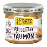 Phare d'Eckmuhl Rillette de saumon bio en bocal, 90g