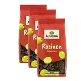 Alnatura Raisins secs bio, Lot de 3x200g