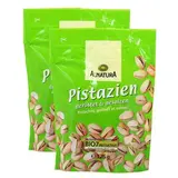 Alnatura Pistaches grillées et salées bio, Lot de 2x125g