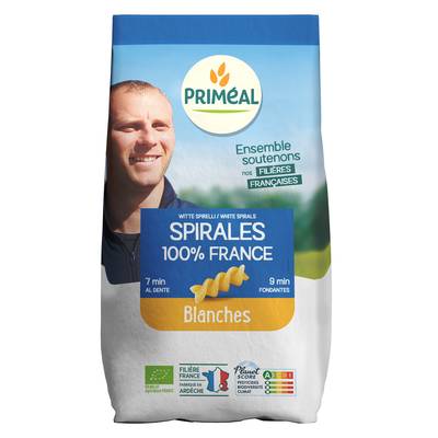 Priméal Spirales blanches bio, 500g