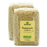 Alnatura Riz naturel long grain bio en vrac, Lot de 2x1kg