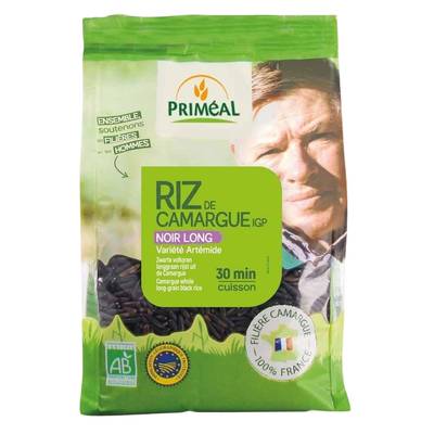 Priméal Riz de Camargue Noir IGP long complet bio, 250g