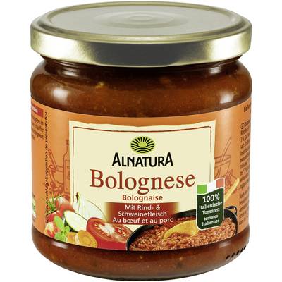 Alnatura Sauce Bolognaise Bio en bocal, 330g