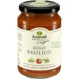 Alnatura Sauce tomate bio au basilic - Sugo Basilico en bocal, 340g