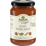 Alnatura Sauce tomate aux courgettes et à l'ail bio- Sugo Toscano en bocal, 340g