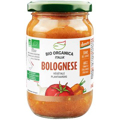 Bio Organica Italia Sauce bolognaise végétale bio Demeter en bocal, 350g
