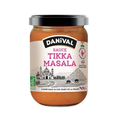Danival Sauce Tikka Massala bio en bocal, 345g