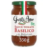 Gusti Amo Sauce Tomate Basilic Bio en bocal, 350g