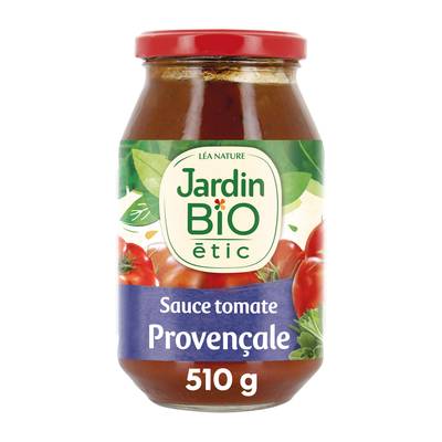 Jardin Bio Etic Sauce Tomate Provençale Bio en bocal, 510g