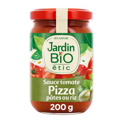Jardin Bio Etic Sauce tomate aux olives vertes bio en bocal, 200g