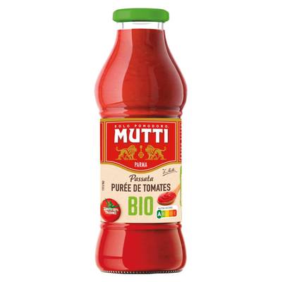 Mutti Purée de Tomates Passata Bio en bouteille, 560g