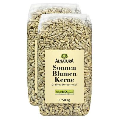 Alnatura Graines de tournesol bio, Lot de 2x500g