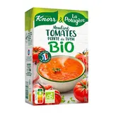 Knorr & La Potagère Soupe Mouliné de tomates oignons et pointe de thym bio - Soupe liquide en brique familiale, 1L
