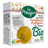 La Potagère Soupe Velouté Gourmand Duo Butternut et Potimarron Bio - Soupe liquide en brique individuelle, 2x30cl