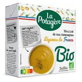 La Potagère Soupe Mouliné de Légumes de nos Campagnes Bio - Soupe liquide en brique individuelle, 2x30cl