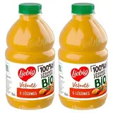 Liebig Soupe Velouté 6 Légumes Bio en bouteille, Lot de 2x75cl