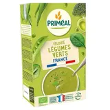 Priméal Soupe Velouté de Légumes Verts Bio - Soupe liquide en brique familiale, 1L
