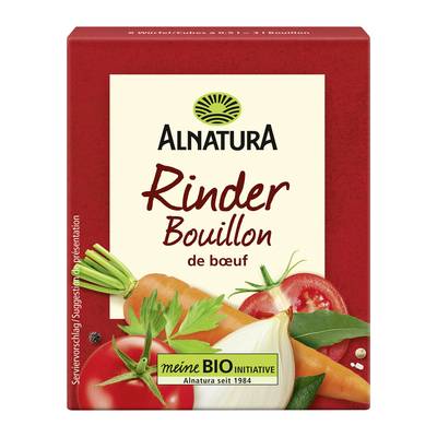 Alnatura Bouillon Cube boeuf bio  - 6 cubes, 6x11g
