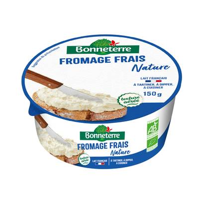 Bonneterre Fromage frais nature Bio, 150g