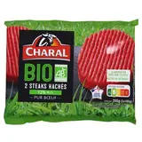 Charal Steaks Hachés Bio 12%MG, 2x100g