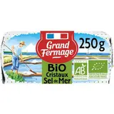 Grand Fermage Beurre bio cristaux de sel de mer de Noirmoutier, 250g