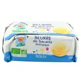 Grandeur nature Beurre bio doux de baratte moulé, 250g