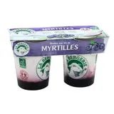 La Bergerie Yaourt Bio de brebis myrtilles, 2x125G