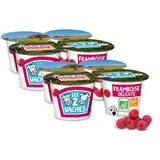Les 2 Vaches Yaourts Bio framboise, Lot de 2 - 4x115g