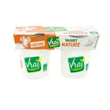 Vrai Yaourt de chèvre nature, Bio, 2x125g