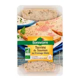 Bonneterre Terrine de Saumon au Fromage Blanc Bio, 2x60g