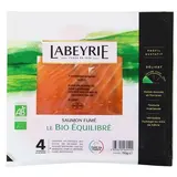 Labeyrie Saumon Bio Fumé au Bois de Hêtre, 4 tranches - 110g