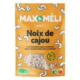 Max et Méli Noix de cajou bio sans sel ajouté, 1Kg
