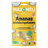 Max et Méli Ananas séchés bio et éthicable, 125g
