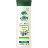 L'Arbre Vert Bien-Etre Shampooing détox aux extraits de raisin et de thé vert pour cheveux gras, 250ml