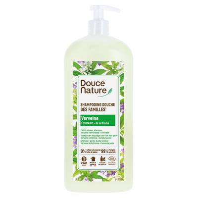 Douce Nature Shampooing Douche Provence Verveine de l'Ardèche, 1L