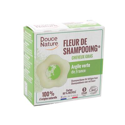 Douce Nature Shampooing solide, cheveux gras, Cosmébio, 85g