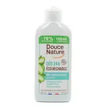 Douce Nature Déo 24H aloe vera Cosmébio Eco-Recharge, 150ML