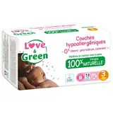 Love & Green Couches écologiques T3 4/9kg, 52 couches