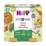 Hipp - Petits Mijotés Fettucine Légumes Colin Bio Pot Bébé Dès 8 mois, 2x190g