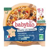 Babybio Macaroni Légumes du soleil Bio Assiette Bébé dès 15 mois, 200g