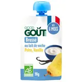 Good Goût Brassé Poire Vanille Bio Gourde Bébé Dès 6 mois, 90g