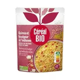 Céréal Bio Quinoa Curry Recette Indienne Vegan Bio en sachet micro-ondable, 220g