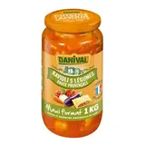 Danival Ravioli 5 légumes bio sauce provençale Maxi format en bocal, 1KG