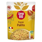 Céréal Bio Riz Soja Légumes Façon Paëlla Vegan Bio en sachet micro-ondable, 220g