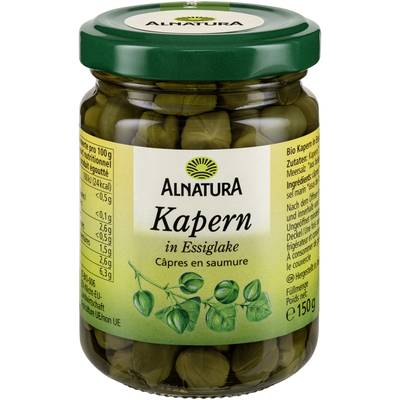 Alnatura Câpres en Saumure Bio, 90g