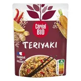 Céréal Bio Riz Façon Terriyaki Légumes Gingembre Veggie Bio en sachet micro-ondable, 220g